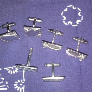 Three set of cuff links for one low price.